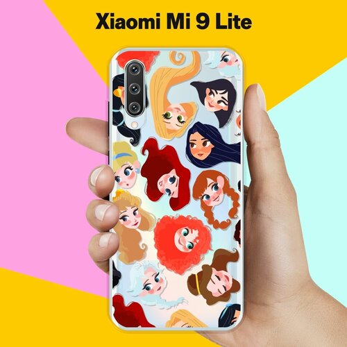 силиконовый чехол на xiaomi mi 9 lite коты для сяоми ми 9 лайт Силиконовый чехол на Xiaomi Mi 9 Lite Принцессы / для Сяоми Ми 9 Лайт