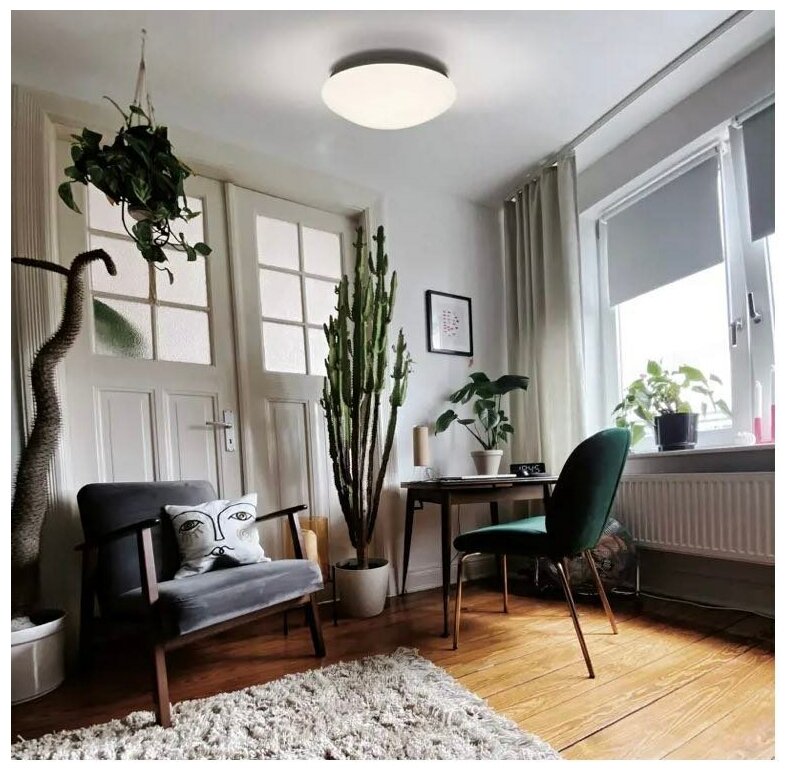 Светильник настенно-потолочный светодиодный Inspire Simple 20 м², нейтральный белый свет - фотография № 5
