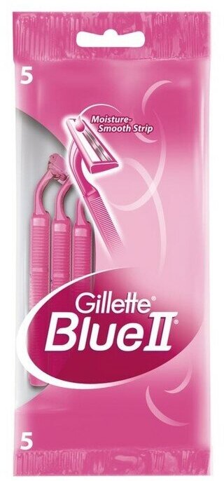 Бритвы одноразовые Gillette Blue2, 5 шт.