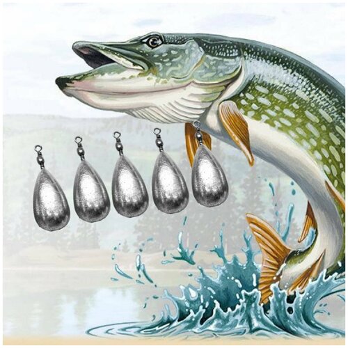 фото Грузило олива с вертлюгом 4гр 10шт big dan