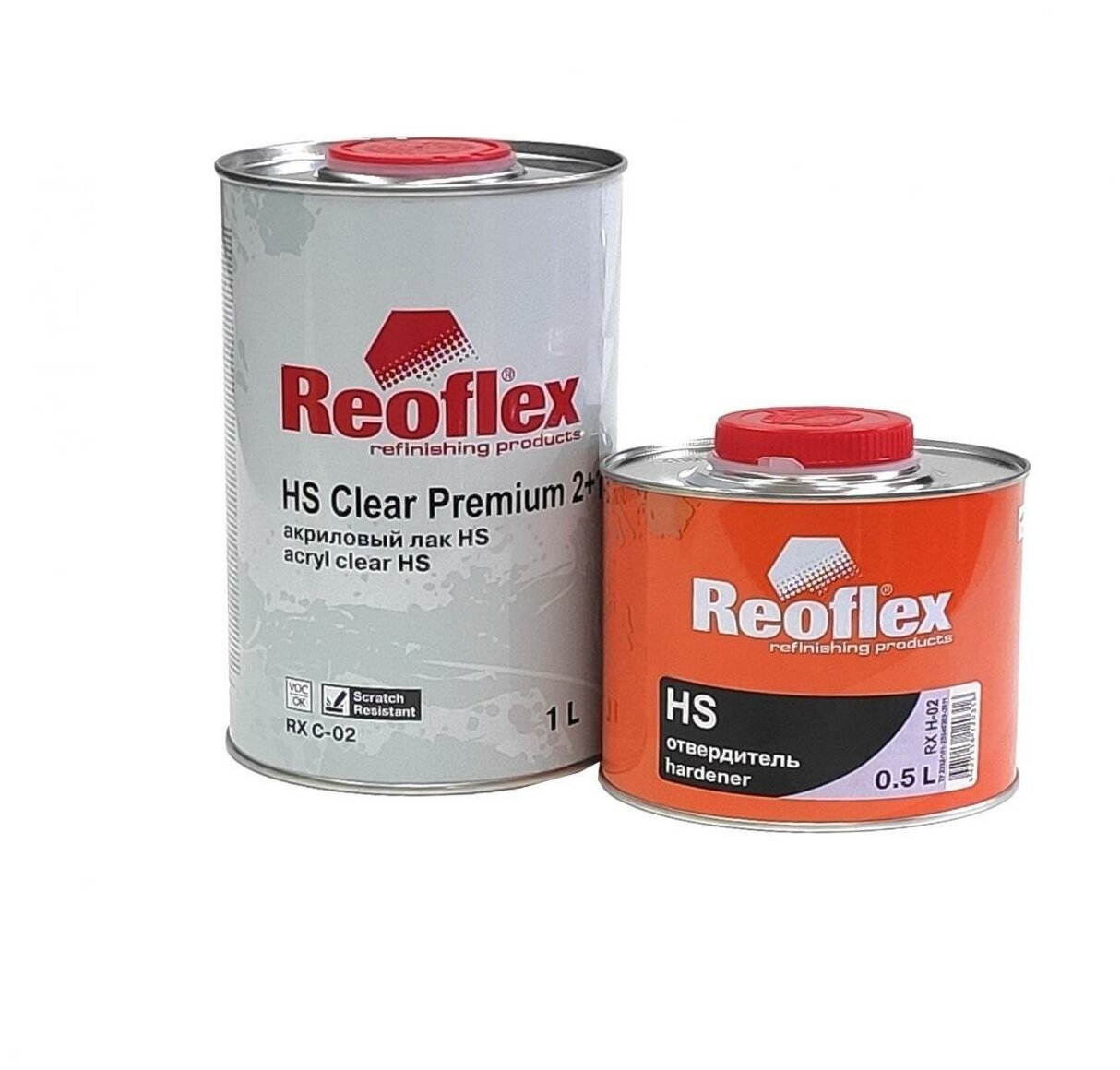 Акриловый лак Reoflex HS Clear Premium 2+1,1 литр + 0,5 отвердитель