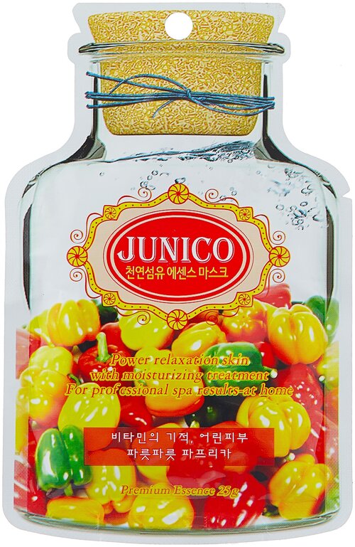 Junico тканевая маска Junico Paprika Essence, 25 г