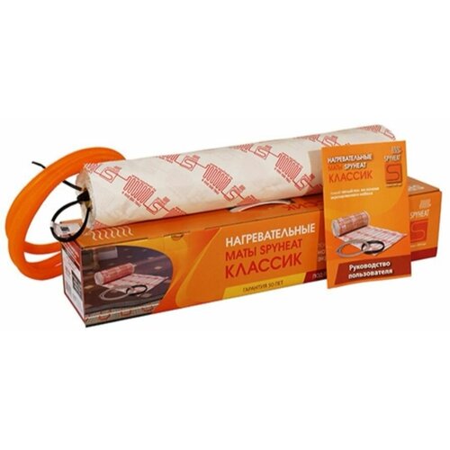 Теплый пол нагревательный мат SPYHEAT Классик 25 кв м 150 375 Вт 7390₽