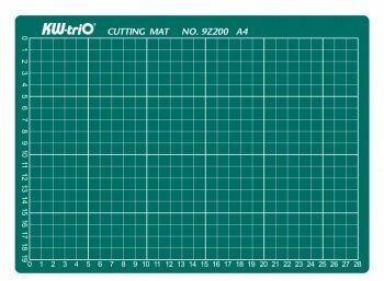 Разное Kw-Trio Подкладка для резки A4 300х220мм зеленый