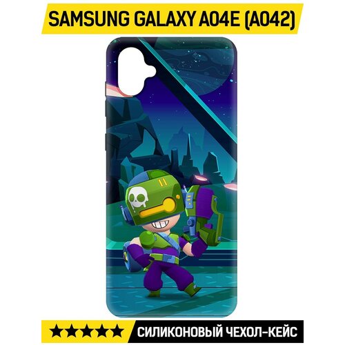 Чехол-накладка Krutoff Soft Case Brawl Stars - Контрабандистка Пенни для Samsung Galaxy A04e (A042) черный чехол накладка krutoff soft case brawl stars контрабандистка пенни для samsung galaxy a15 4g a155 черный