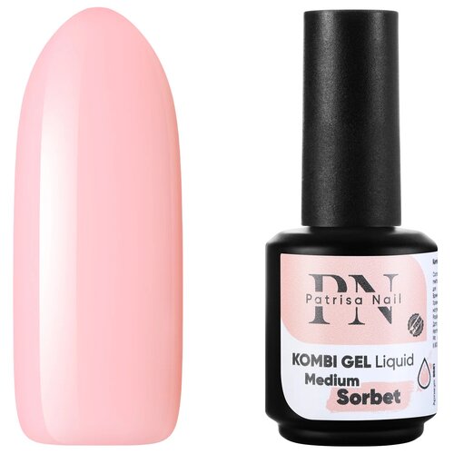 Patrisa Nail Kombi Gel Liquid Medium, 16 мл, sorbet