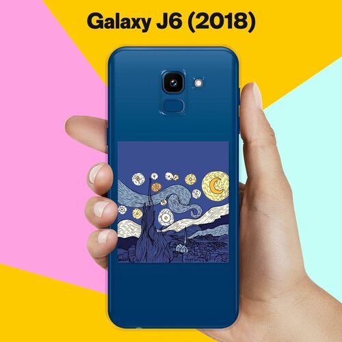 Силиконовый чехол Ночь на Samsung Galaxy J6 (2018) пластиковый чехол коктейль 4 на samsung galaxy j6 2018 самсунг галакси джей 6 2018