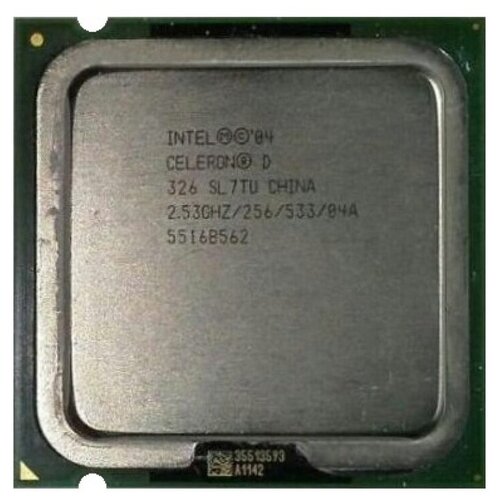 Процессор Intel Celeron D 326 Prescott LGA775, 1 x 2536 МГц, OEM