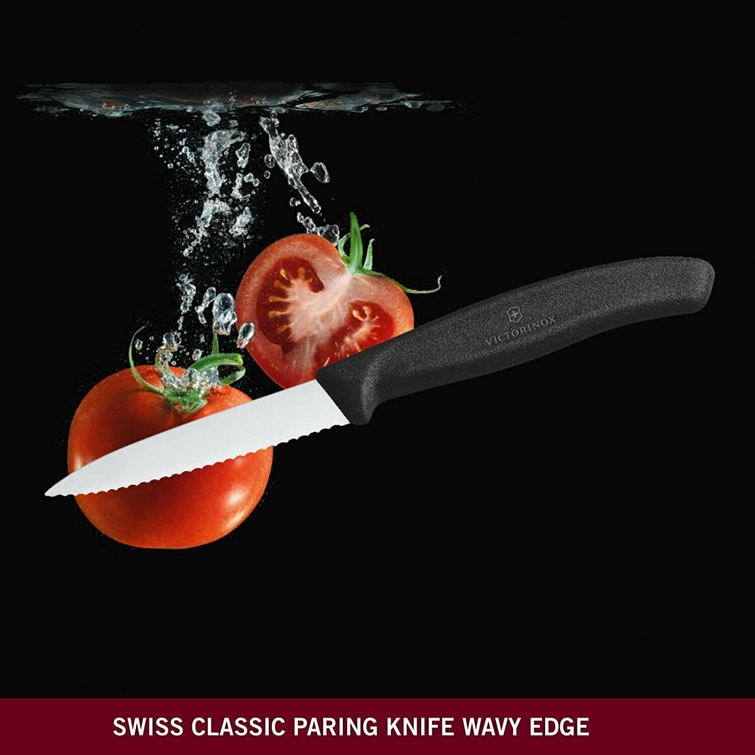 Нож кухонный Victorinox Swiss Classic (6.7633) стальной разделочный для овощей лезв.80мм серрейт. за - фото №3