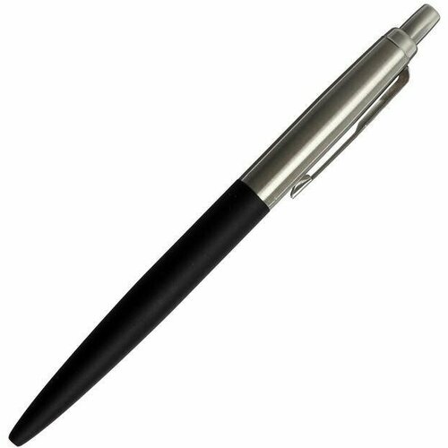 Ручка шариковая Parker Jotter XL K69 Matte Black CT M, корпус из нержавеющей стали, синие чернила