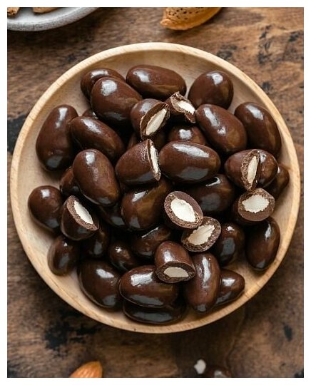 Миндаль в шоколаде 500г, высший сорт "Shahrom Nuts" - фотография № 2