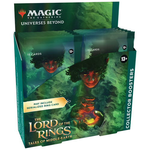 Magic The Gathering: Дисплей коллекционных бустеров издания Universes Beyond The Lord of the Rings Tales of Middle-Earth на английском