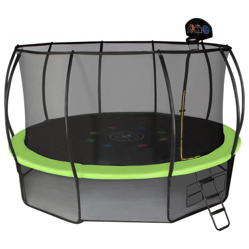 фото Батут hasttings air game basketball 15ft (4,6 м) с сеткой и лестницей