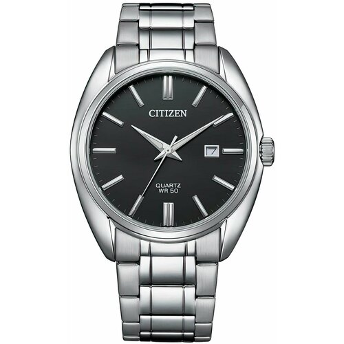 наручные часы citizen bi5100 58a серебряный белый Наручные часы CITIZEN Quartz BI5100-58E, черный