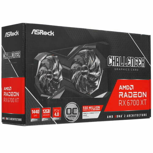 Видеокарта PCI-E ASRock 12GB GDDR6 192bit 7nm 2330/16000MHz HDMI/3*DP - фото №18