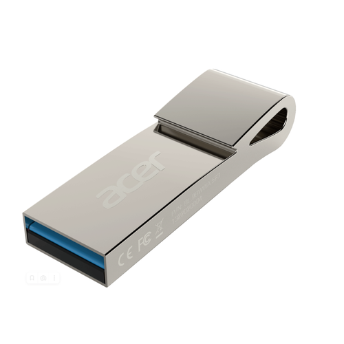 Накопитель USB 3.0 64Гб Acer UF300 (BL.9BWWA.518), серебристый