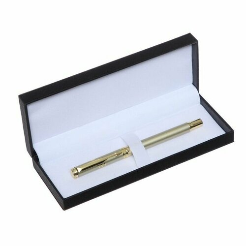 Ручка подарочная роллер в кожзам футляре ПБ IT корпус матовое золотозолото 1830₽