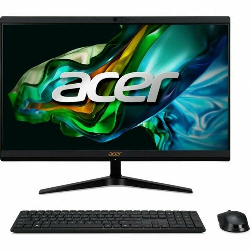 Моноблок Acer Aspire C22-1800 21.5 Full HD i3 1305U (1.6) 16Gb SSD512Gb UHDG CR Eshell GbitEth WiFi BT 65W клавиатура мышь Cam черный 1920x1080