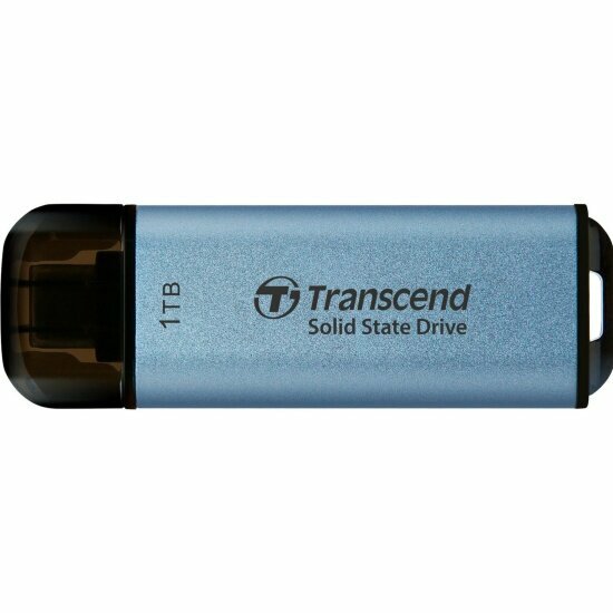 Внешний жесткий диск 1TB Transcend ESD300 TS1TESD300C голубой USB-C - фото №7
