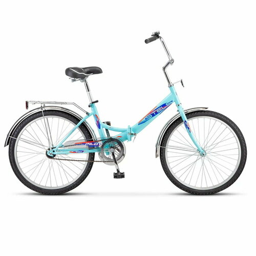 Велосипед складной STELS Pilot 710 C 24 Z010 Морской волны требует финальной сборки 2024 11550₽