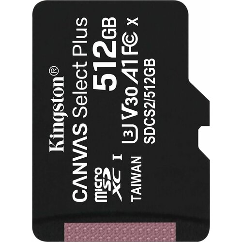 флеш карта microsdxc 512gb kingston sdcs2 512gbsp canvas select plus w o adapter Флеш карта microSDXC 512Gb Kingston SDCS2/512GBSP Canvas Select Plus w/o adapter