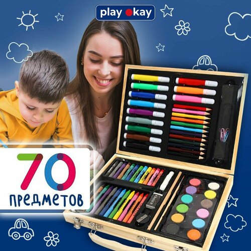 Play Okay Набор для рисования и творчества детский