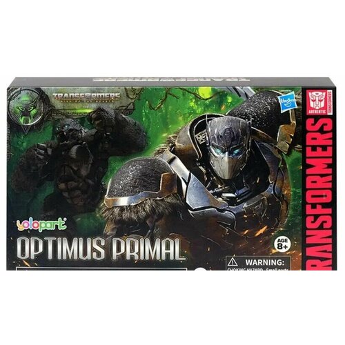 трансформер оптимус прайм 16 см transformers rise of the beasts optimus prime hasbro f5495 Коллекционный трансформер Оптимус Праймал конг (сборный из частей) HASBRO YOLOPARK