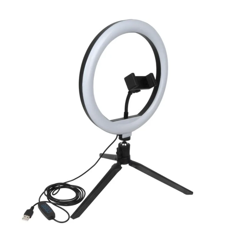 Кольцевая лампа FLARX с держателем для телефона штативом и кабелем USB 88000₽