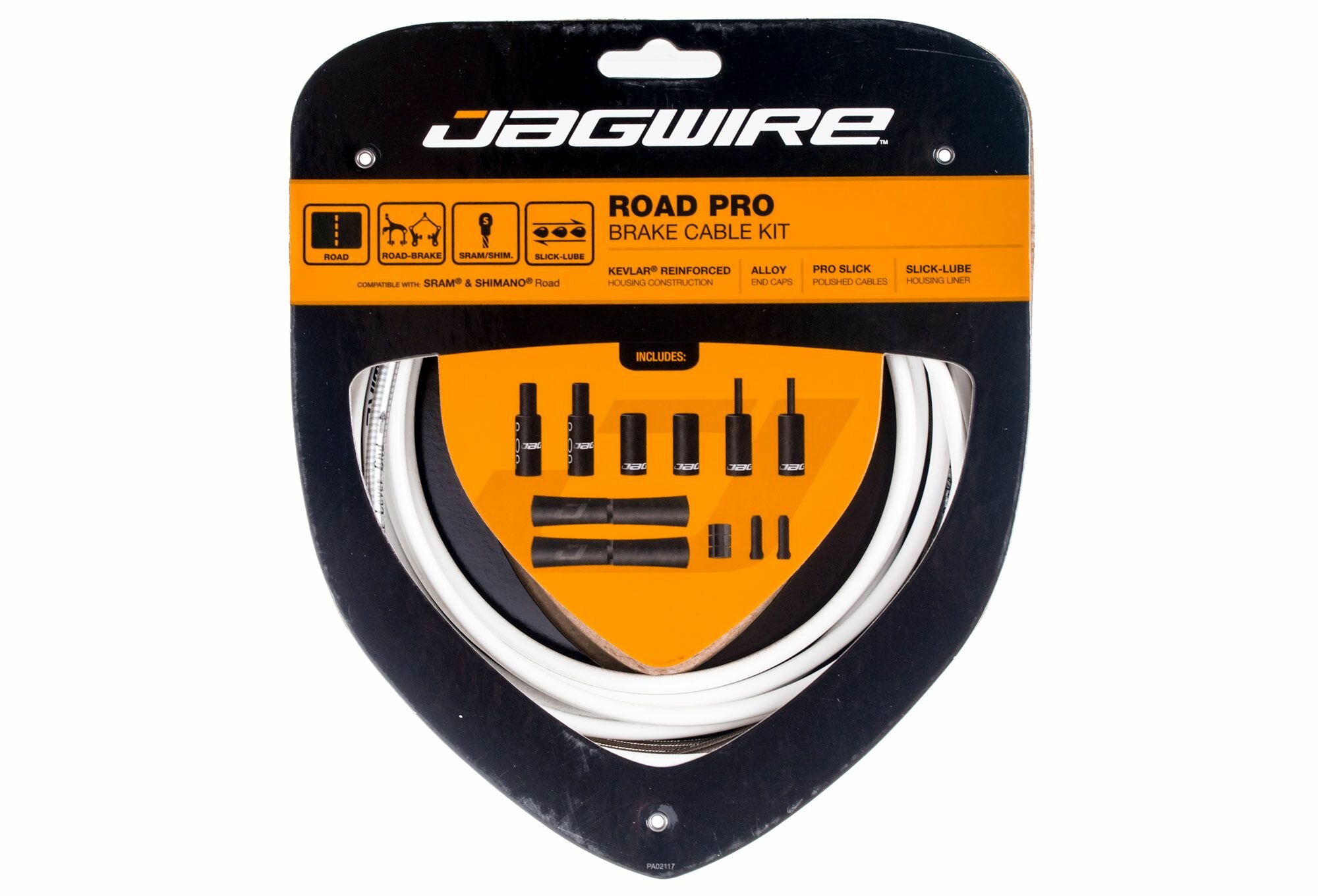 Набор рубашек и тросиков тормоза Jagwire Road Pro Brake Kit White (PCK203)