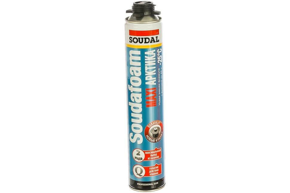 Зимняя пистолетная пена SOUDAL Соудафоам Макси 70 Арктик 121625