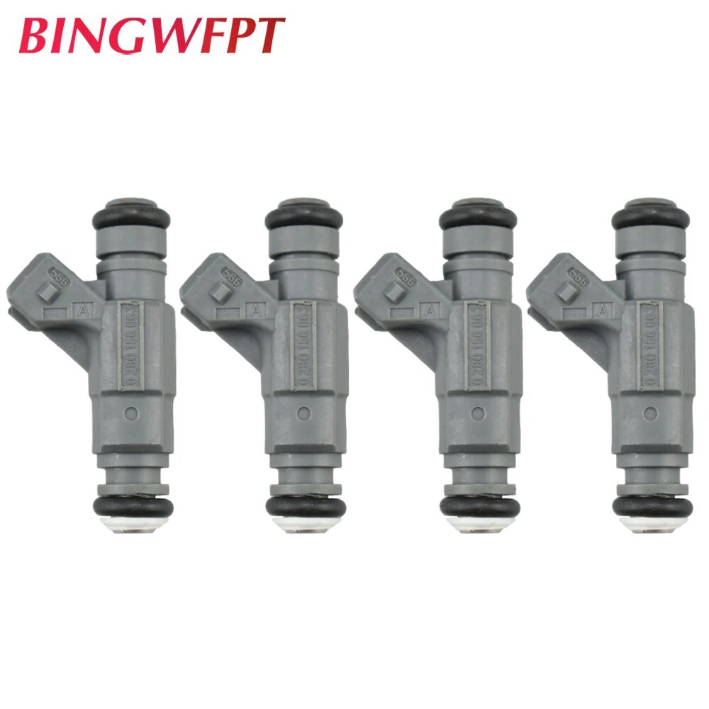 Топливные форсунки 0280156063 06A906031BC FJ896 для Audi A3 TT Quattro 1.8L L4 2003-2006 3.2L, 4 шт, высокое качество