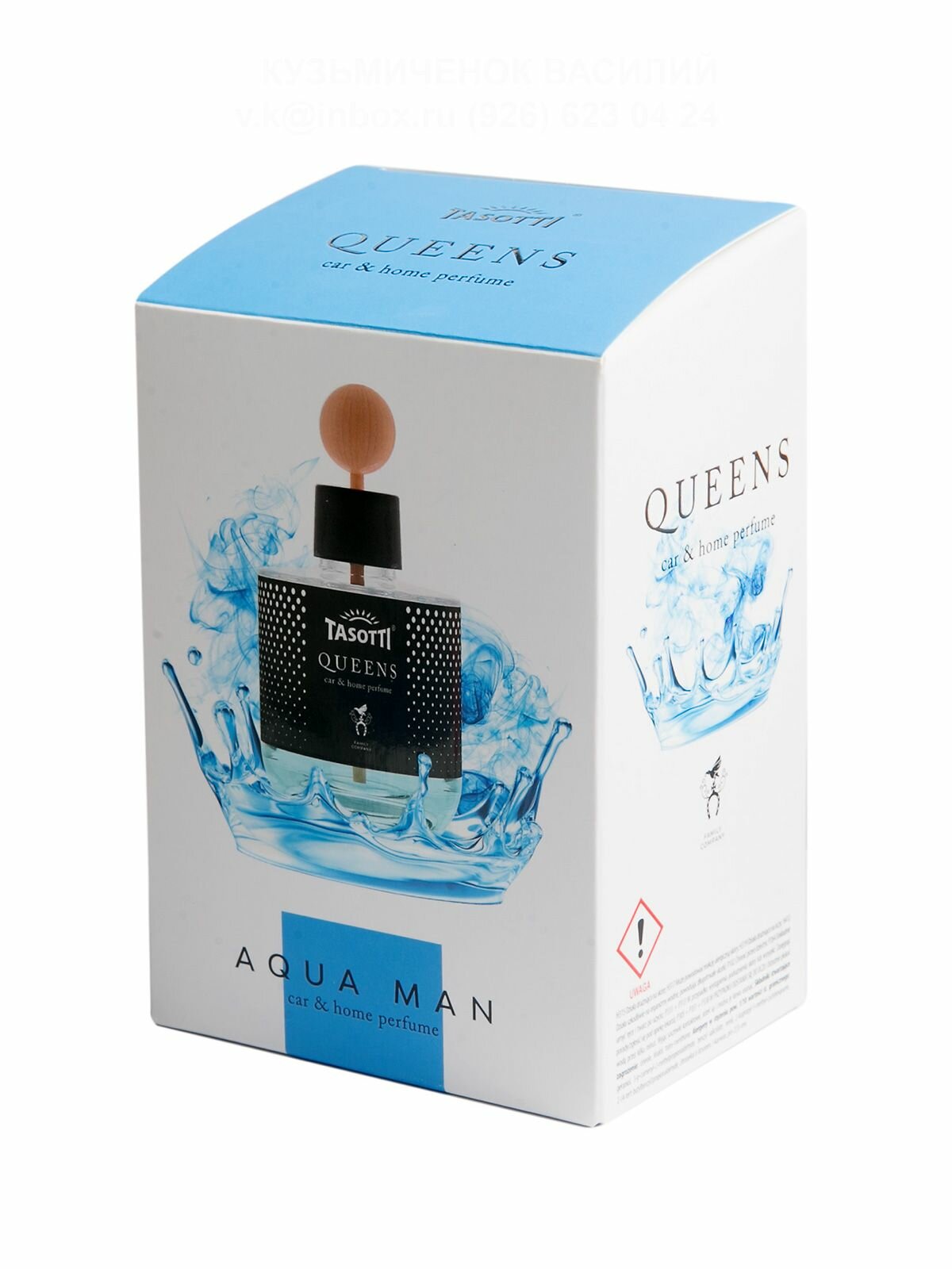 Ароматизатор Польша TASOTTI QUEENS Aqua Man (27205)