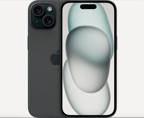 Изображение товара Смартфон Apple iPhone 15 128 ГБ, Dual: nano SIM + SIM, черный