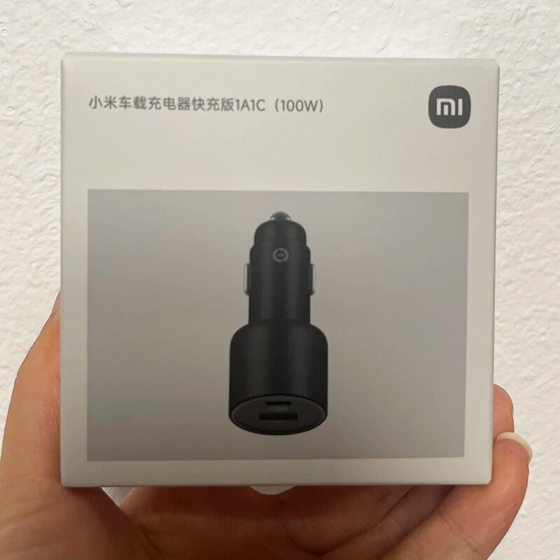 Автовизитки Xiaomi Автомобильное зарядное устройство Xiaomi 100 Вт, 1pcs 100W