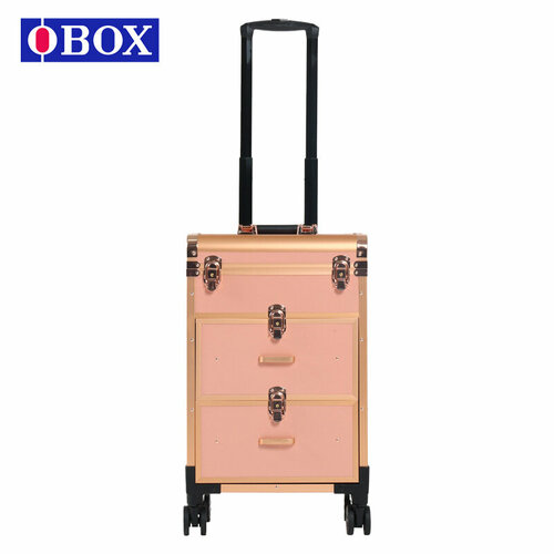 Чемодан OBOX, , розовое золото