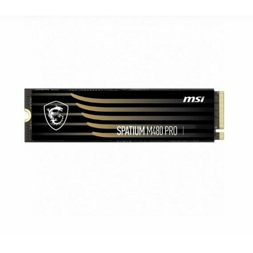 Твердотельный накопитель SSD MSI 1TB PCIe 4.0 NVMe M.2 SPATIUM M480 PRO (S78-440L1G0-P83)