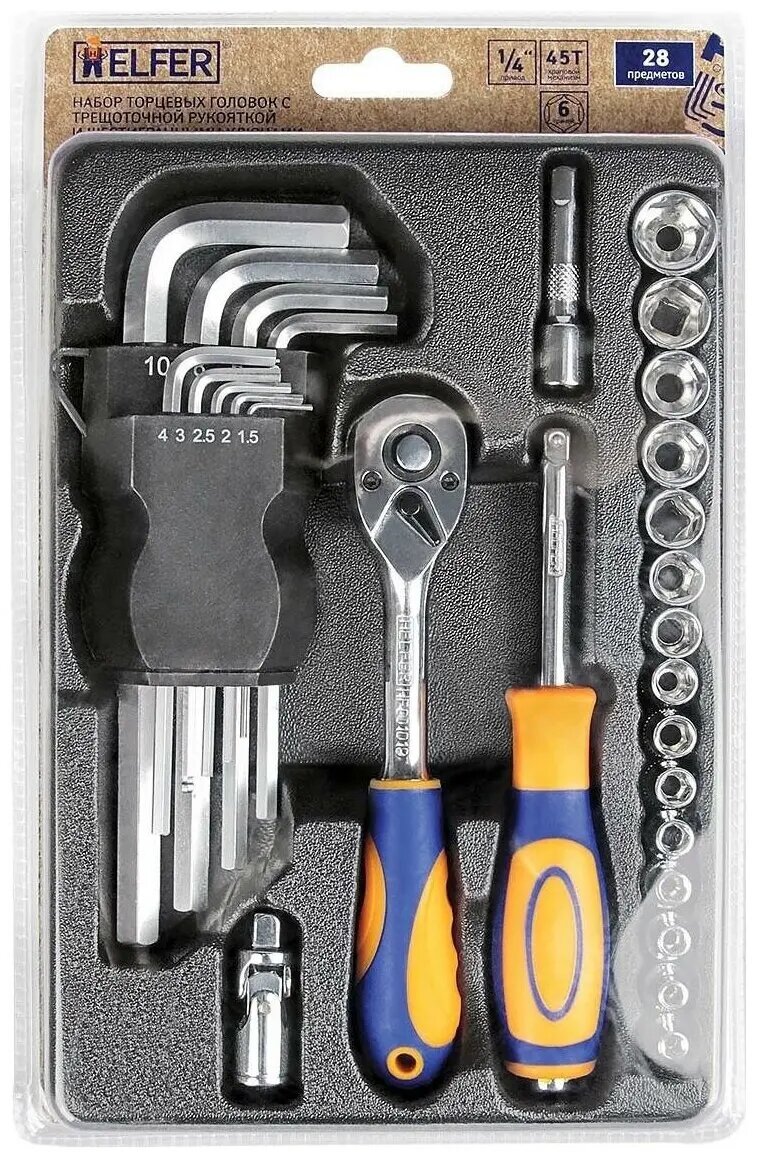 Набор ручного инструмента Helfer HF003103 93764376