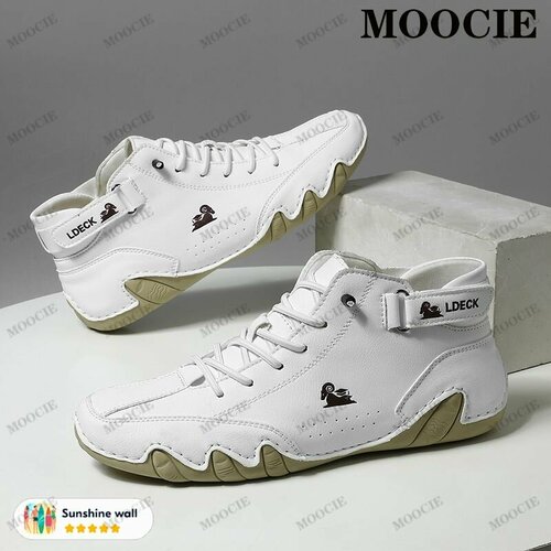 фото Полуботинки moocie, размер длина стопы 24cm, белый