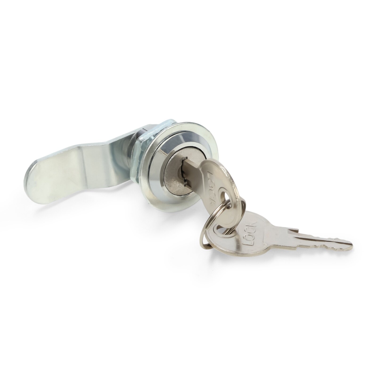 Замок почтовый тундра LC4 17×16×50 мм 2 английских ключа хром