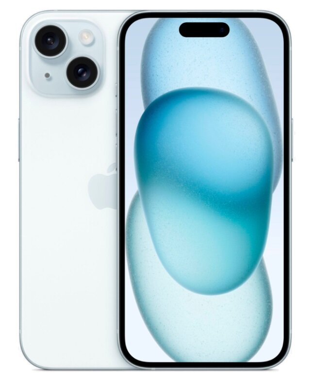 Смартфон Apple iPhone 15 256ГБ, Dual eSIM, синий
