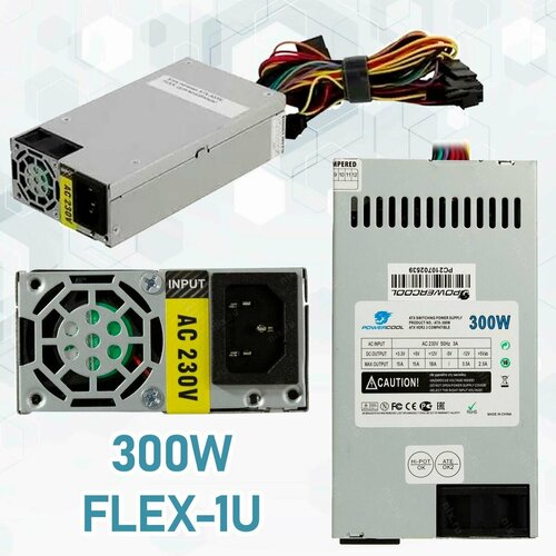Блок питания PowerCool ATX-300W FLEX 24pin4pin2Sata1Molexmini sata для моноблоков 217000₽