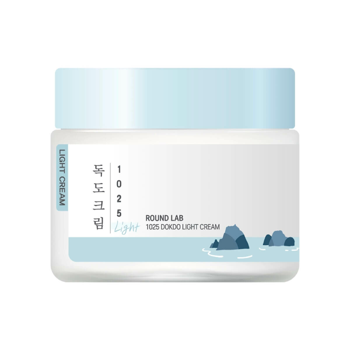 Лёгкий увлажняющий крем с комплексом минералов 1025 Dokodo Light Cream, 80 мл, Round Lab