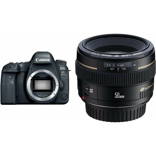 Фотоаппарат Canon EOS 6D Mark ii kit EF 50mm f14 USM 146705₽