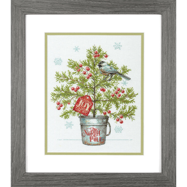 Набор для вышивания крестом Dimensions Holiday Tree (Новогодняя ель) 70-09624