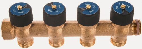 Изображение товара Коллектор Oventrop Multidis R на 4 отвода 3/4" EK для водоснабжения 4200554