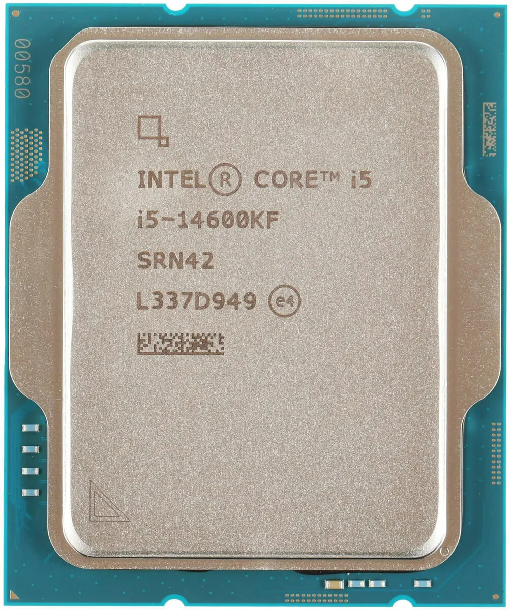 Процессор intel Core i5-14600KF, 14 ядер 20 потоков, 20Мб L2 кэш, 24Мб L3 кэш, 5.3 Turbo Boost, OEM — фото 1