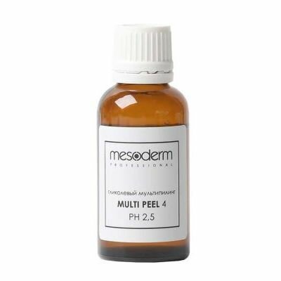 MESODERM Химический мультипилинг Гликолевый с молочной и салициловой кислотой Multi Peel 4, pH 2.5, 30 мл