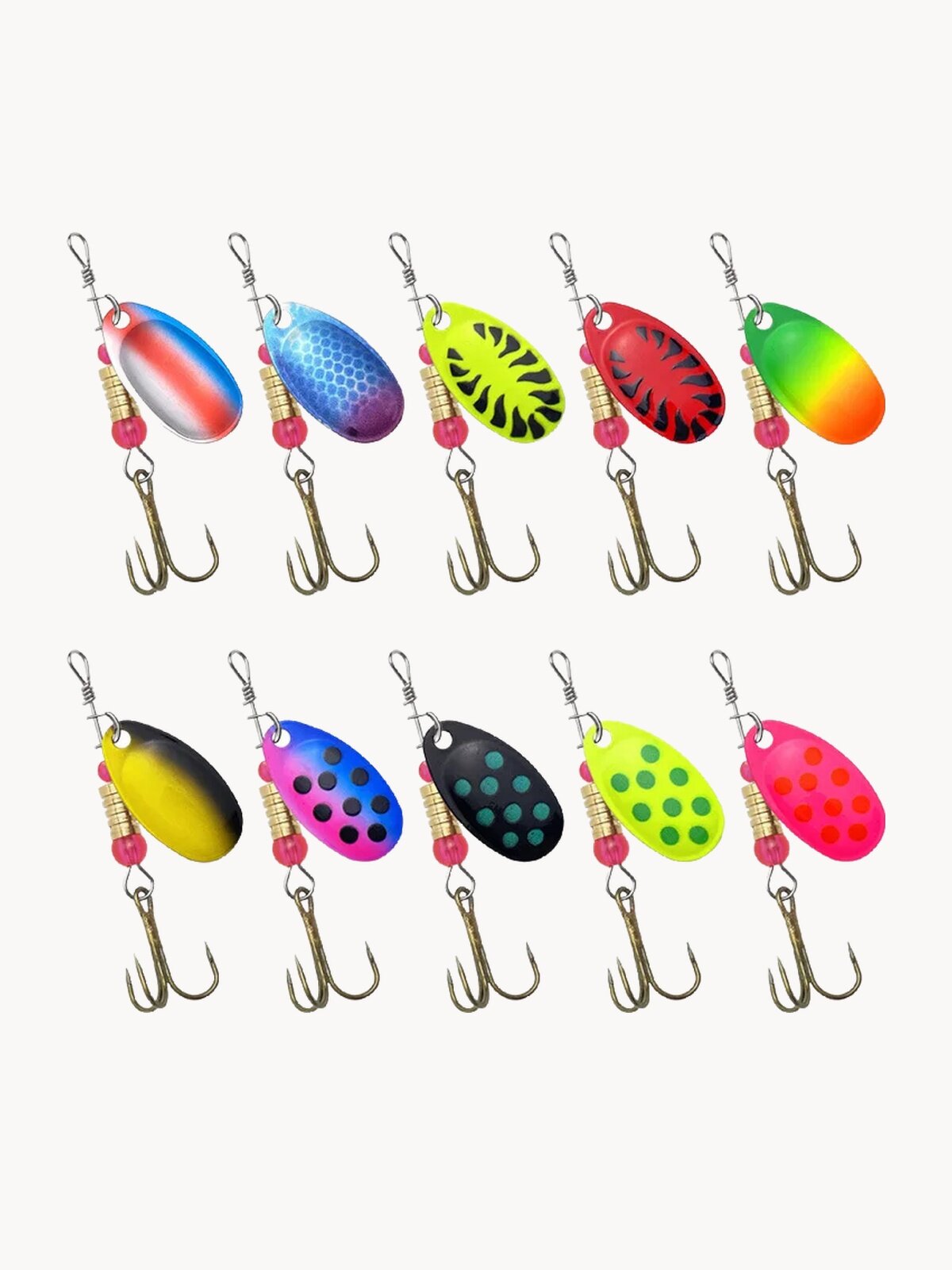 Блесна вертушка для летней рыбалки на щуку/окуня/жереха/голавля