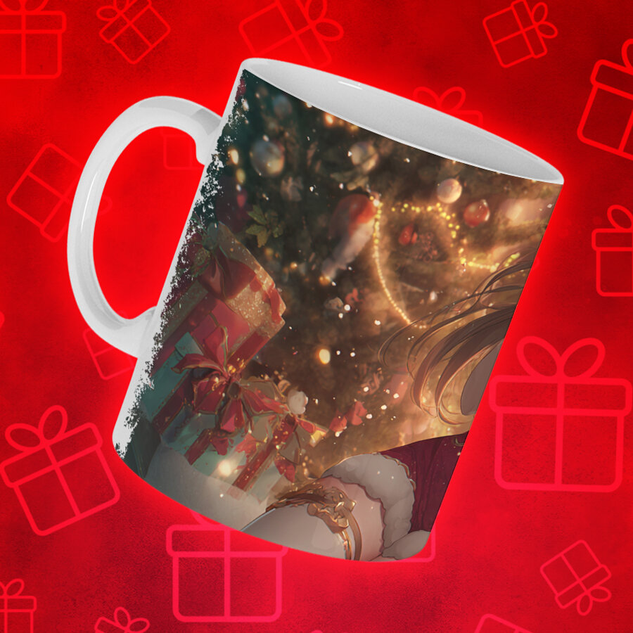 Кружка Аниме, керамическая, яркий принт, для поклонников аниме — фото 1