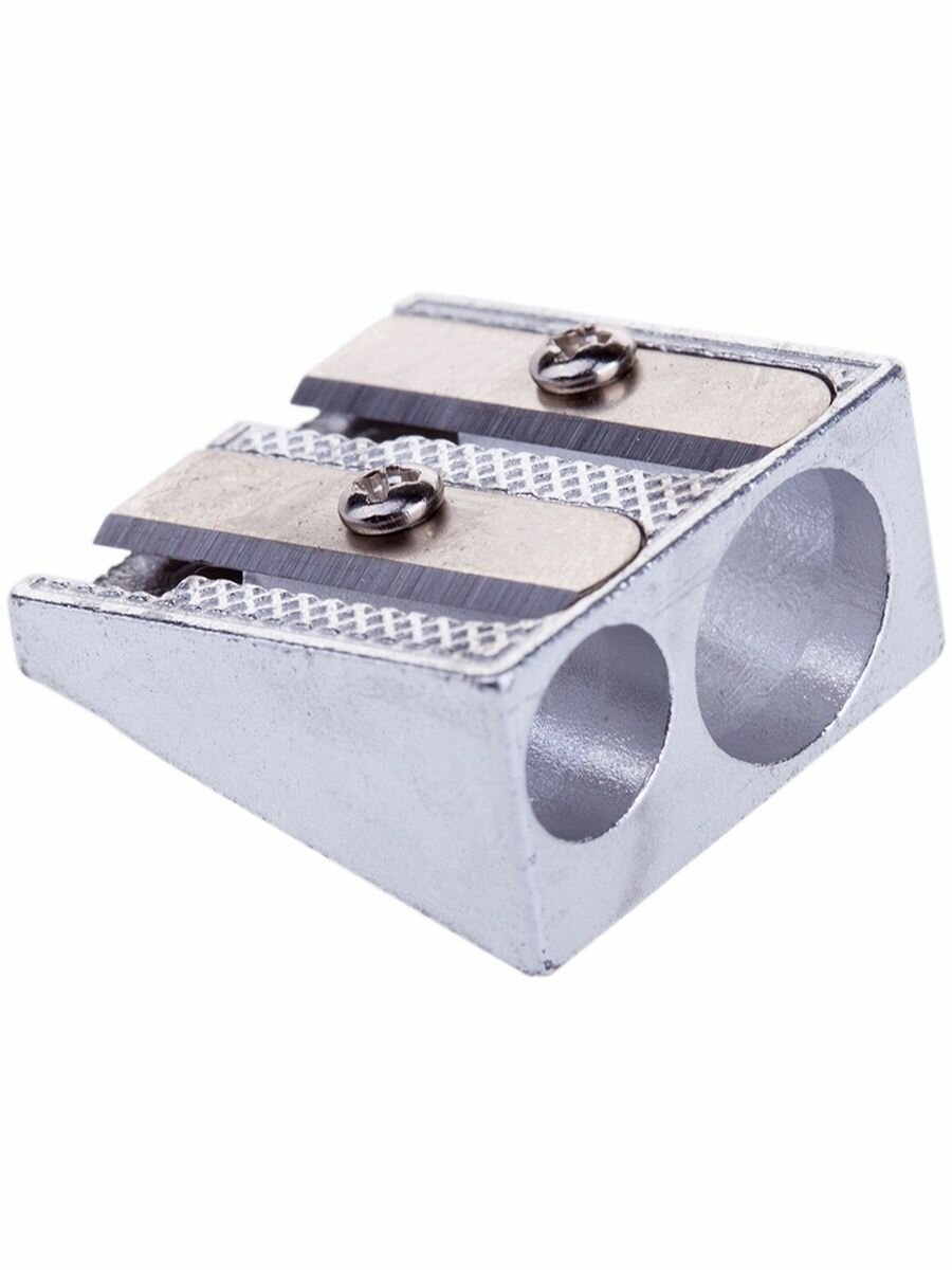 Точилка металлическая 2 отверстия (24 шт), SHM2_1611